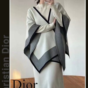 디올 여성 7173 숄 원피스 니트 세트