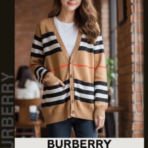 버버리 여성 9519 시그니처 가디건