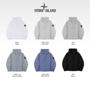 스톤아일랜드 썸머 나일론 후드 윈드브레이커 바람막이