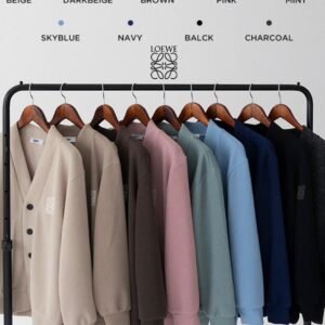 로에베 로고 자수 니트 가디건 (남자)