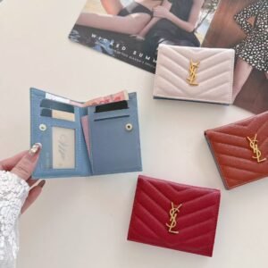 입생로랑 카드 홀더(반지갑)