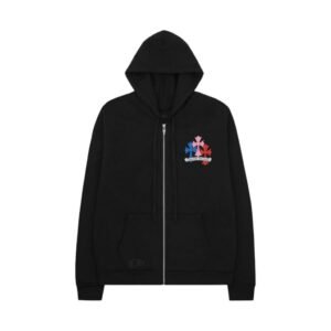 크롬하츠 1529 멀티 컬러 크로스 후드집업(남녀공용)