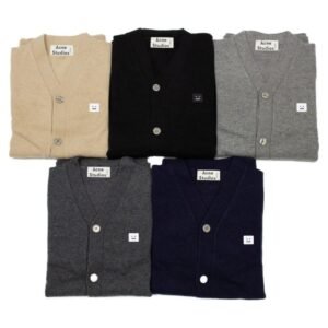 아크네 스마일 패치 가디건(남녀 공용)