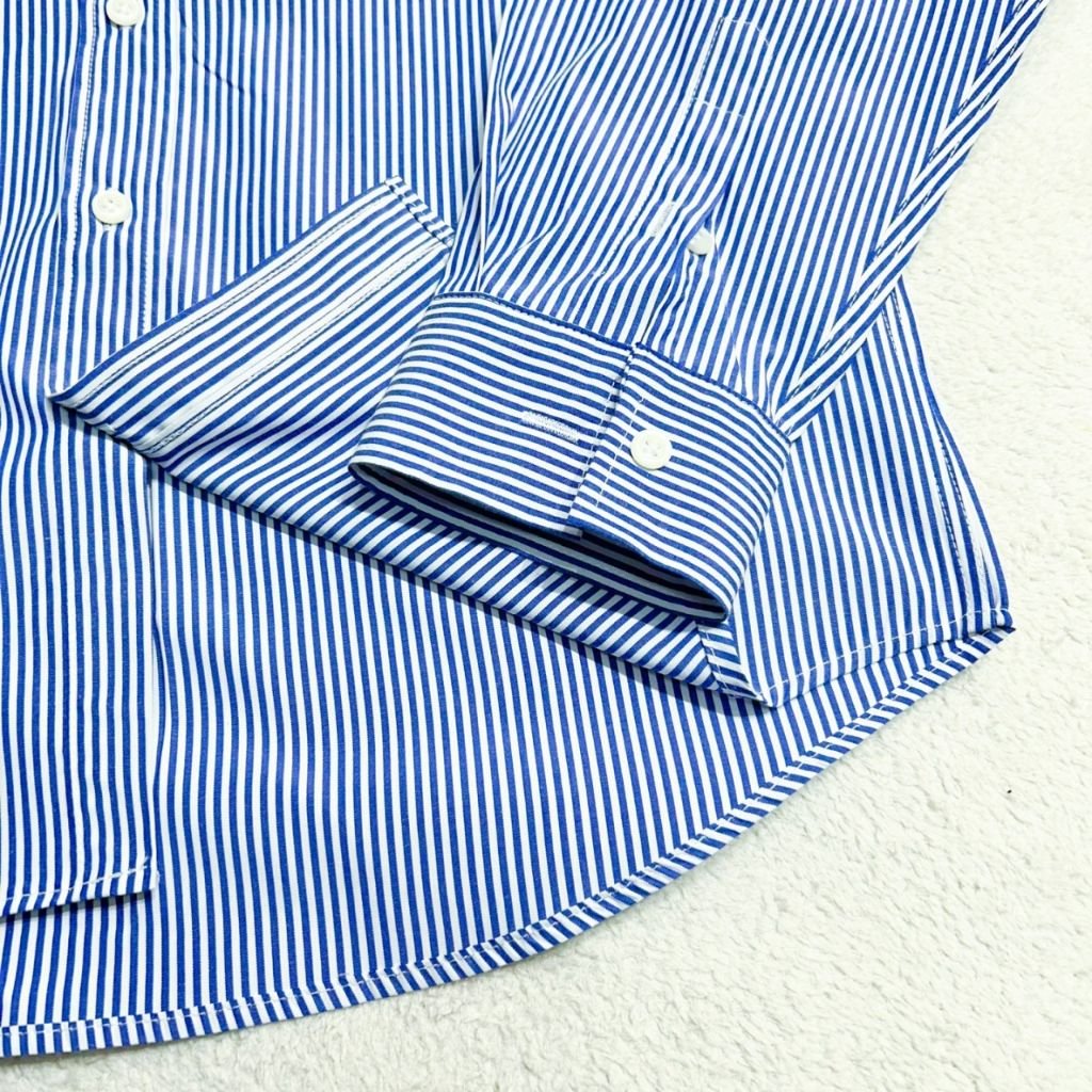 꼼데가르송 스트라이프 셔츠(소라+블랙) - 이미지 13