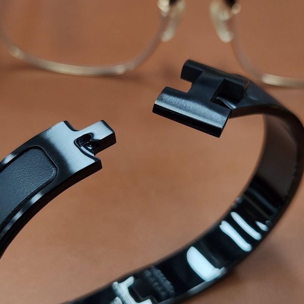 에르메스 491 클릭아슈 올블랙 무광 팔찌(남성) - 이미지 10