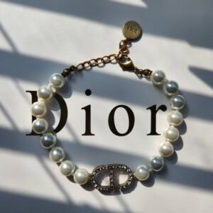 디올 350 몽테뉴 진주 CD 팔찌(여성)